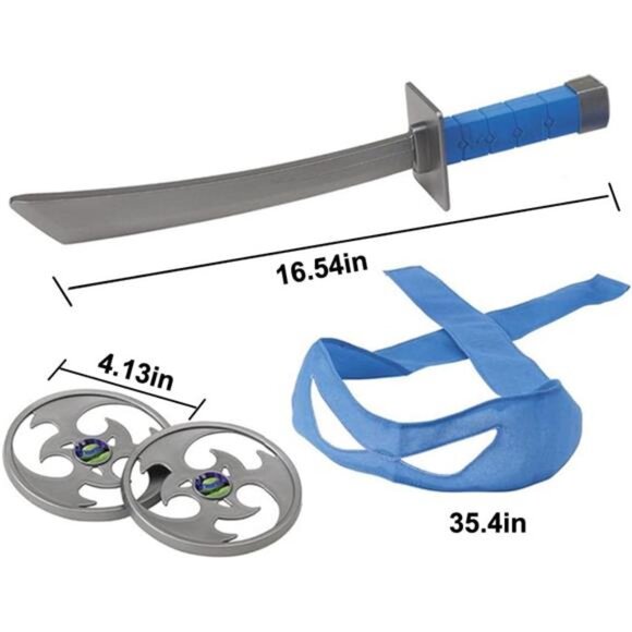 Turtle Shell for Kids Cosplay Halloween Cartoon Ninja Costume Party Dress - Picture 2 of 7